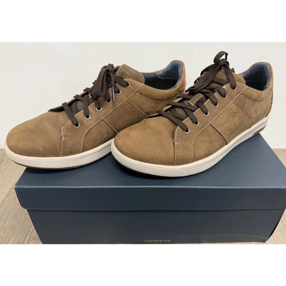 Florshein Crossover LTT Leather Men’s Shoe 8.5 Mushroom/Champignon Comforted NEW